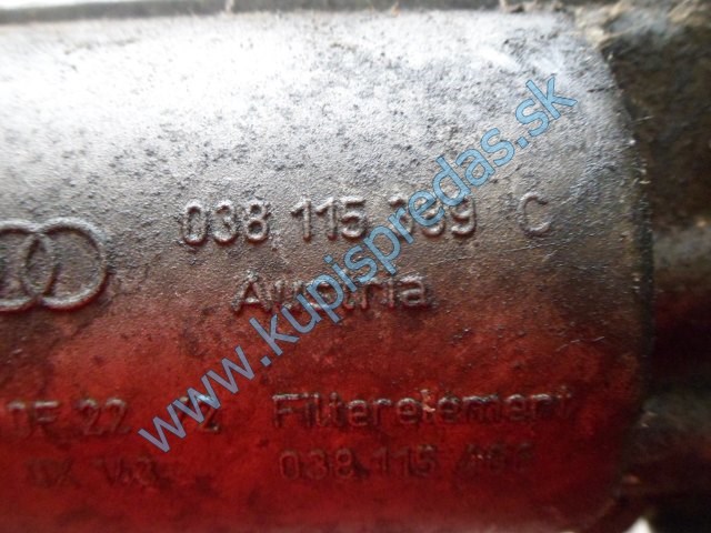 olejový chladič na vw volkswagen golf 5 1,6i, 038115389C